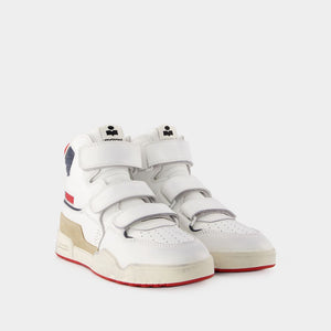 ISABEL MARANT Classic Stadium White Sneakers for Women