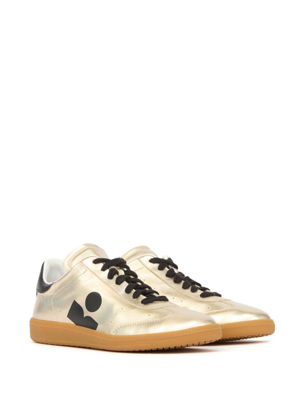 ISABEL MARANT Metallic Leather Kaycee Women’s Sneakers