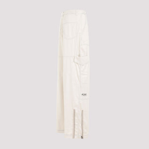 ACNE STUDIOS Microfiber Cargo Pants with Adjustable Waist - Size IT 48