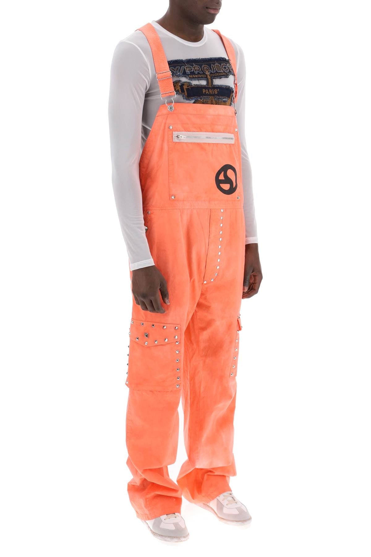 ACNE STUDIOS Embellished Cotton Overalls for Men - Multicolor