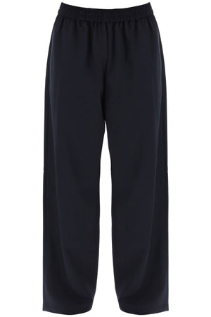 ACNE STUDIOS Navy Relaxed Fit Elastic Waistband Pants for Men