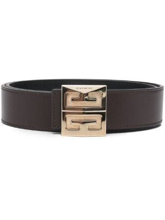 GIVENCHY Reversible 4G Belt for Men in Brown Calf Leather - SS24