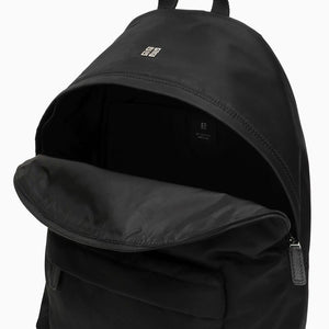 Essential Black Nylon Backpack for Men