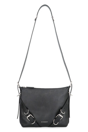 GIVENCHY Voyou Black Leather Crossbody Bag - 34x25x7 cm