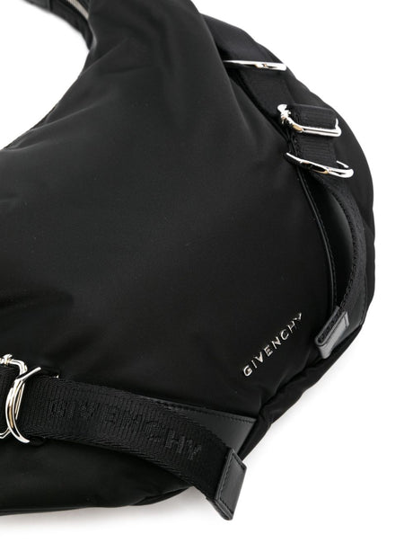 GIVENCHY Designer Black Nylon Crossbody Handbag for Men