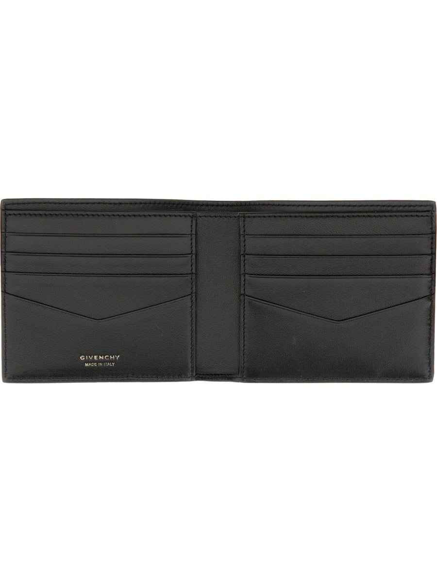 GIVENCHY Men's Mini Bi-Fold Leather Wallet