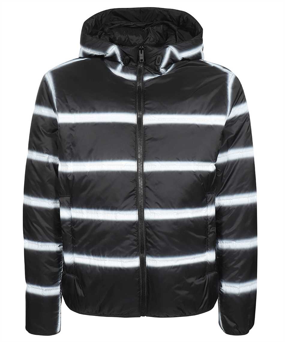 GIVENCHY Men's Striped Hooded Puffer Jacket for SS23