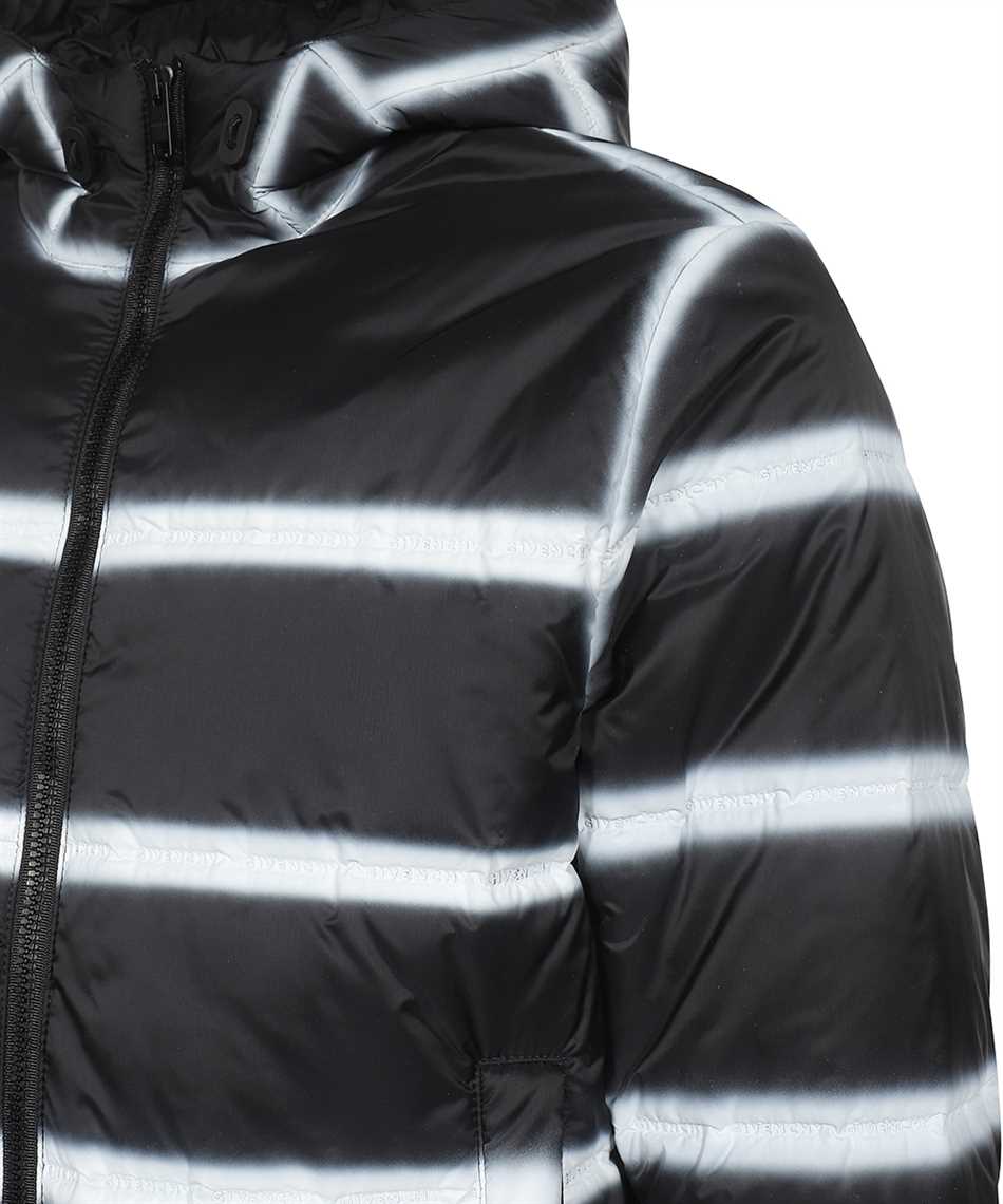 GIVENCHY Men's Striped Hooded Puffer Jacket for SS23