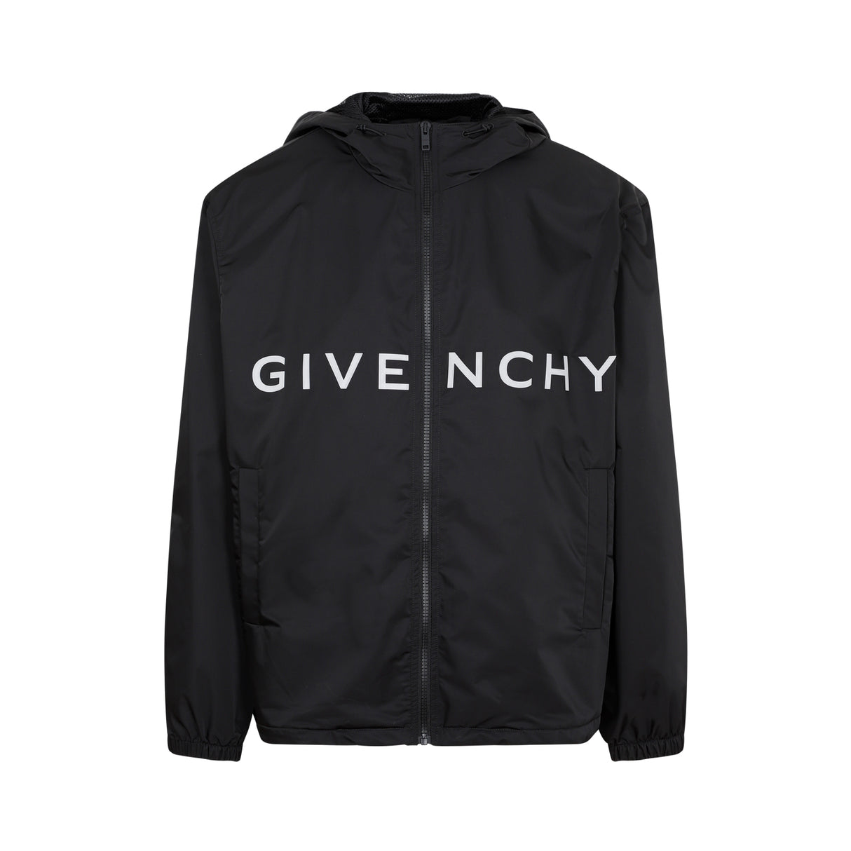 Áo khoác gió hoodie Givenchy đen nam hè SS24