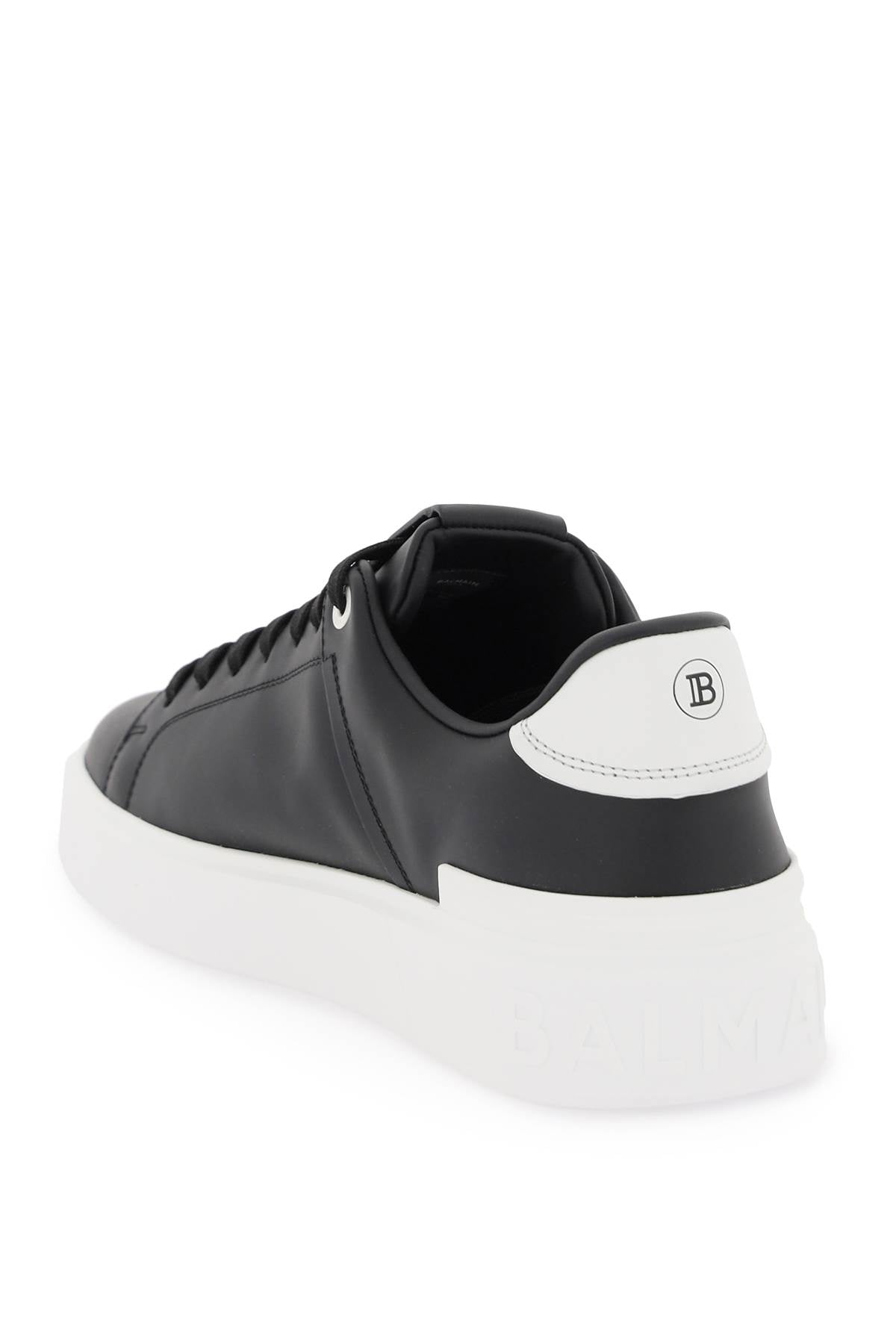 BALMAIN B-COURT LOGO PRINT Sneaker WITH