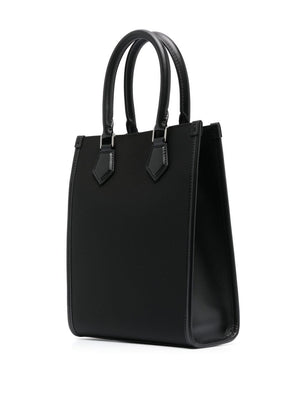 Small Black Tote Handbag for Men - Season FW23