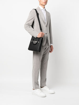 Small Black Tote Handbag for Men - Season FW23