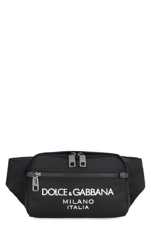 Black Leather Belt Bag - DOLCE & GABBANA FW23 Collection