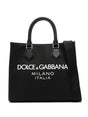 DOLCE & GABBANA Logo-Embellished Shopping Handbag for Men