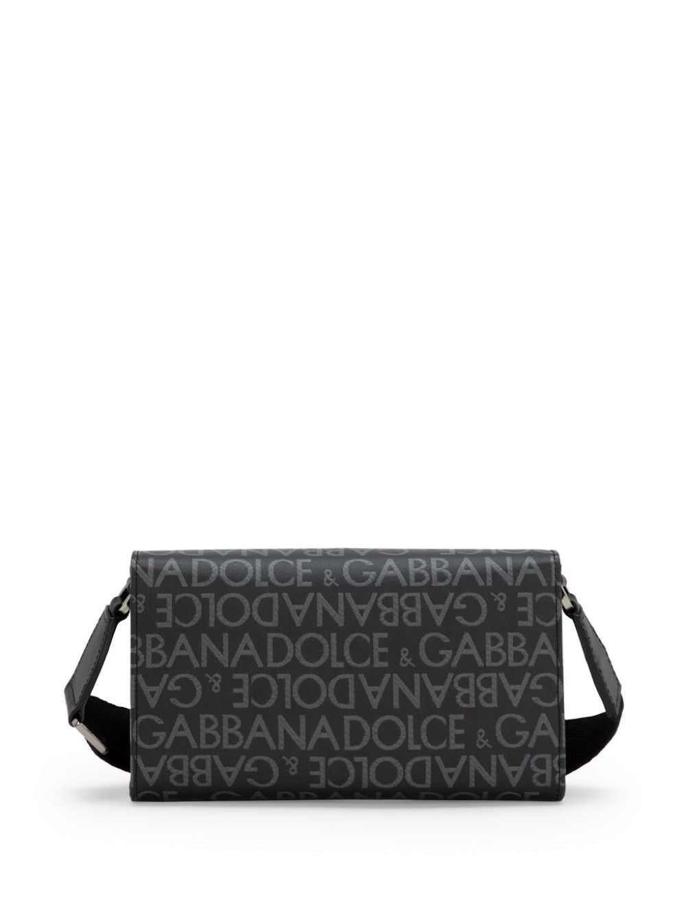 DOLCE & GABBANA Allover Logo Crossbody Mini Handbag for Men