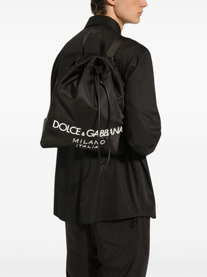 DOLCE & GABBANA Sleek Urban Logo Backpack