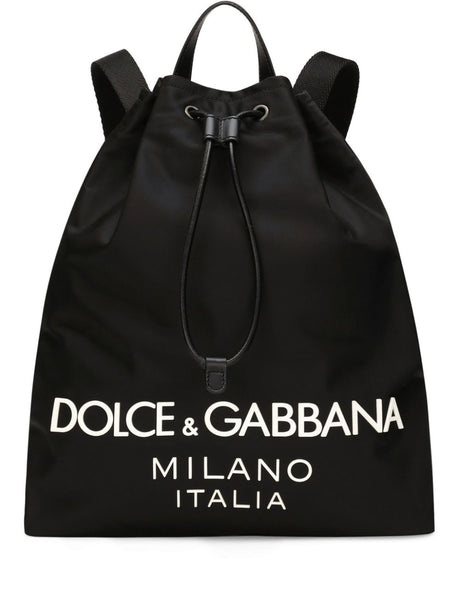 DOLCE & GABBANA Men's Nylon Backpack - FW24 Collection