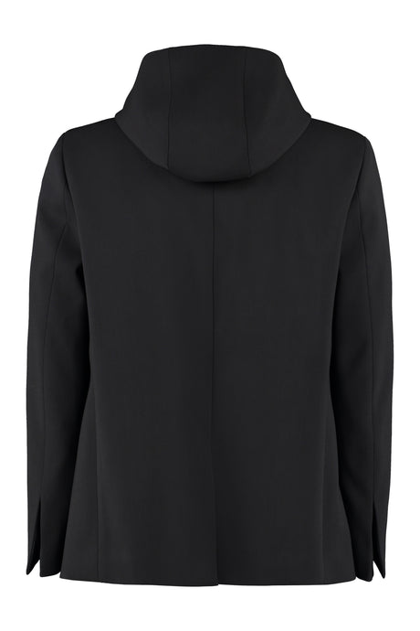 GIVENCHY Men's Black Virgin Wool Jacket for SS22