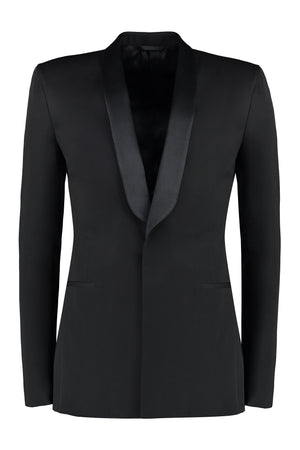男士黑色單排扣夾克 - FW23系列
