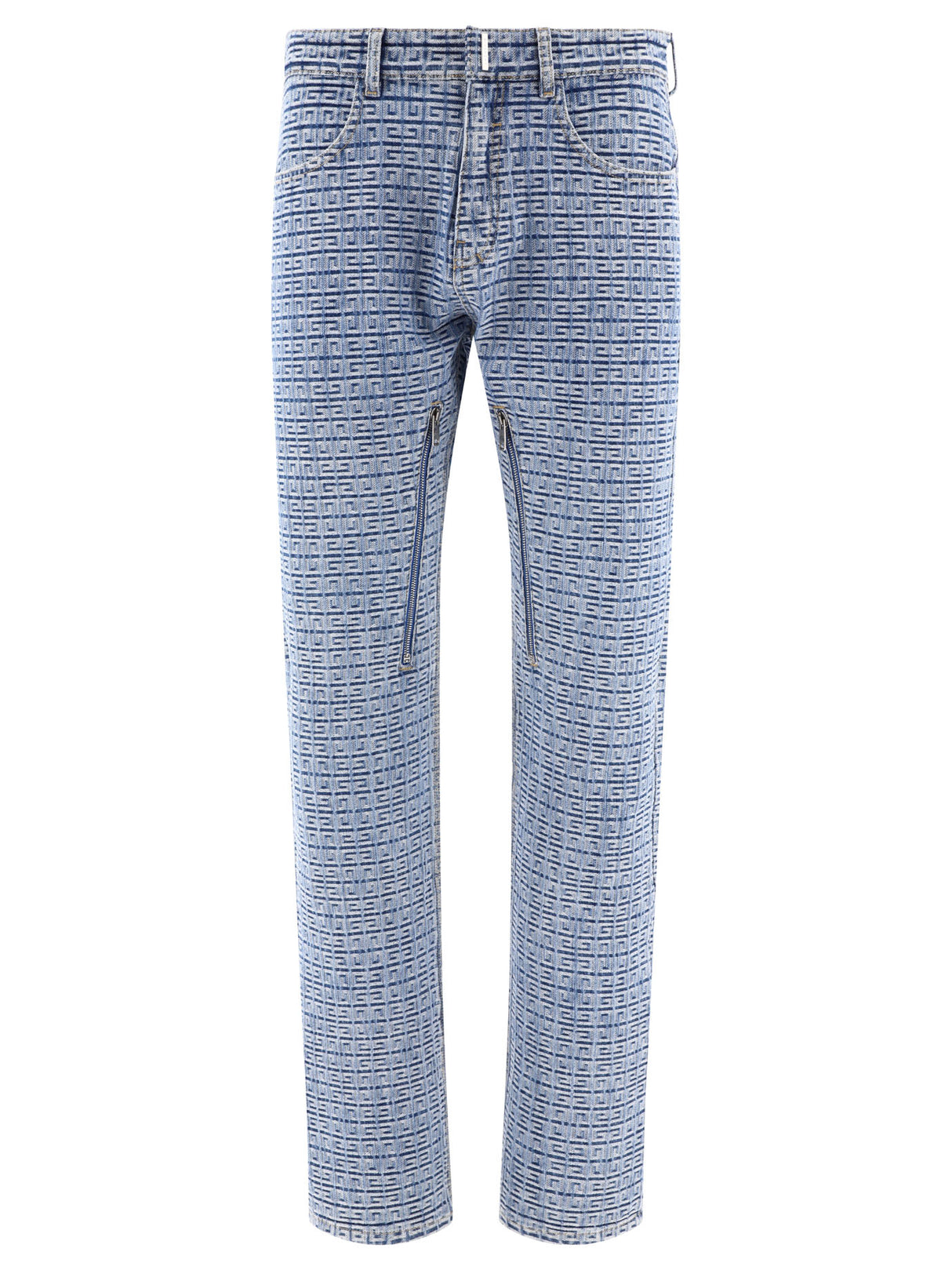 GIVENCHY Men's 24SS Denim Straight Pants - Blue