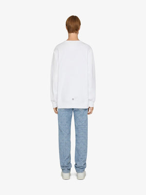 GIVENCHY Clear Blue 4G-Motif Straight-Leg Jeans for Men