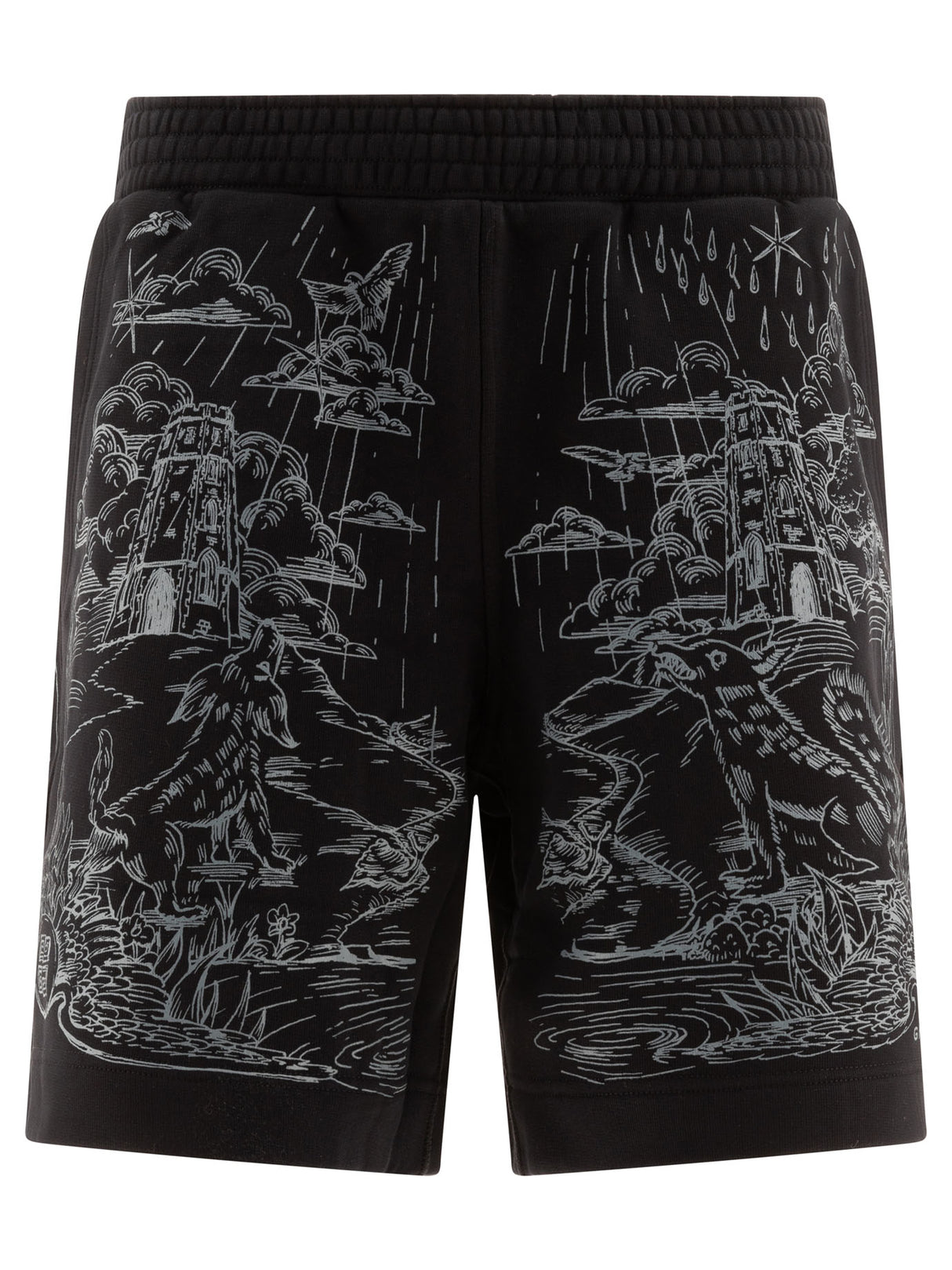 GIVENCHY New Board Cotton Shorts