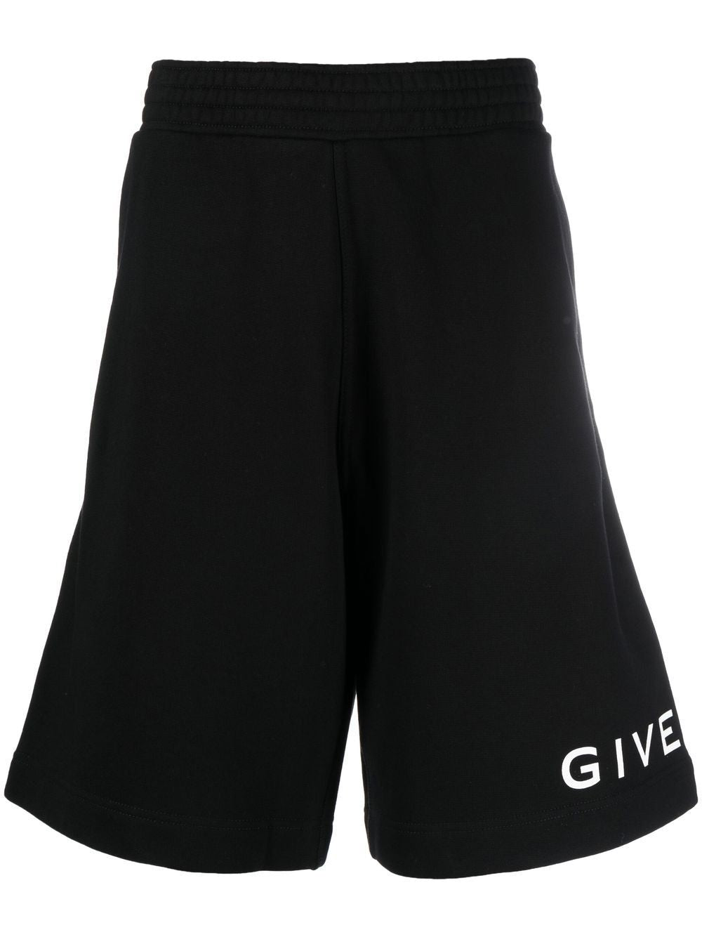 GIVENCHY Essential Logo Cotton Knee-Length Shorts for Men