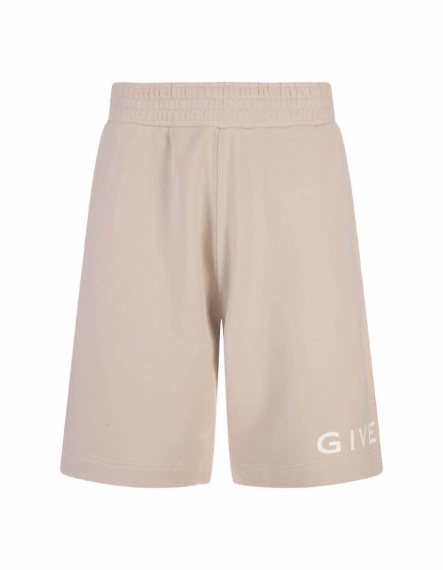 GIVENCHY Essential Logo Cotton Knee-Length Shorts for Men