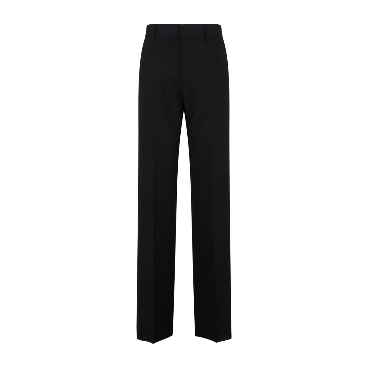 Men's Black Tailored Wool Trousers for FW23