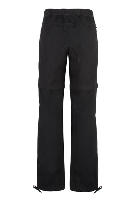 Men's Black Cotton Trousers for FW23