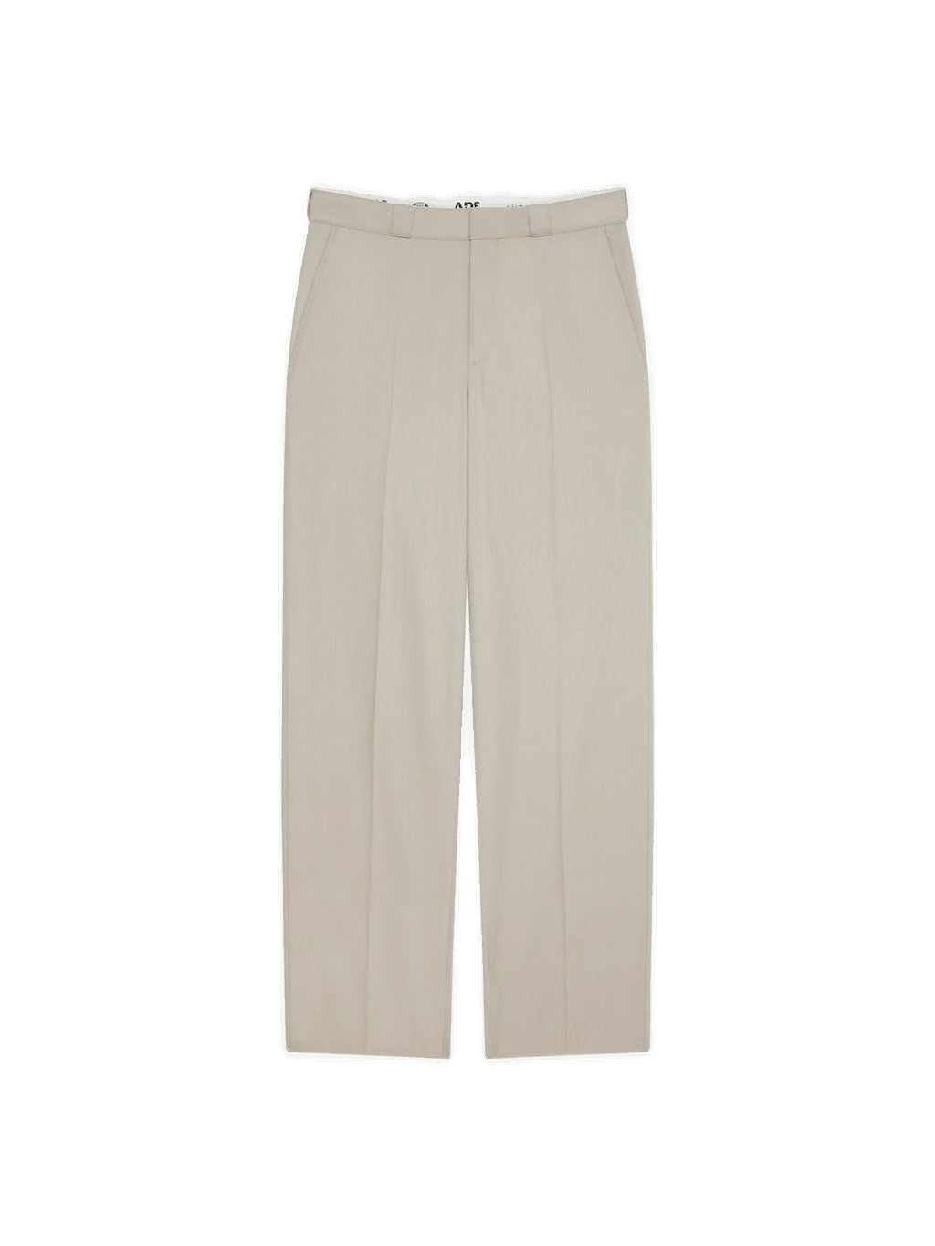 GIVENCHY Casual Unstitched Pant in Stone Grey for Men
