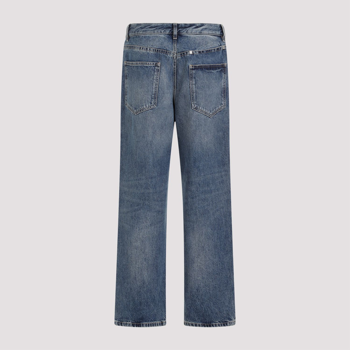 GIVENCHY Straight Leg Contrast Stitch Jeans