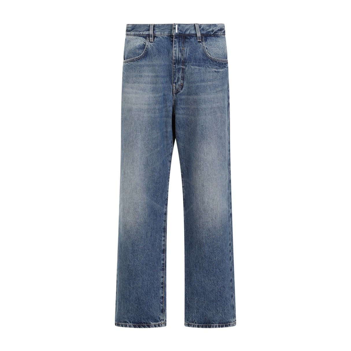 GIVENCHY Effortless Navy Denim Pants for Men