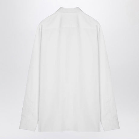 GIVENCHY Elegant White Long Sleeve Cotton Shirt