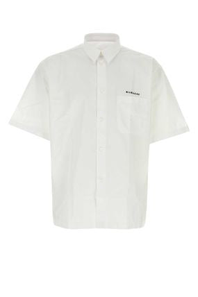 男士白色纯棉衬衫 - SS24系列