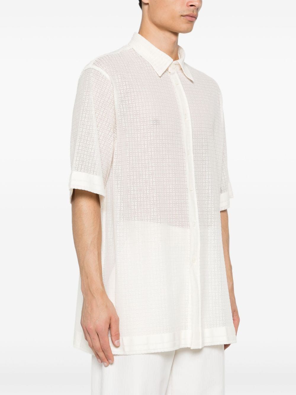 GIVENCHY Contemporary Cotton-Blend Shirt