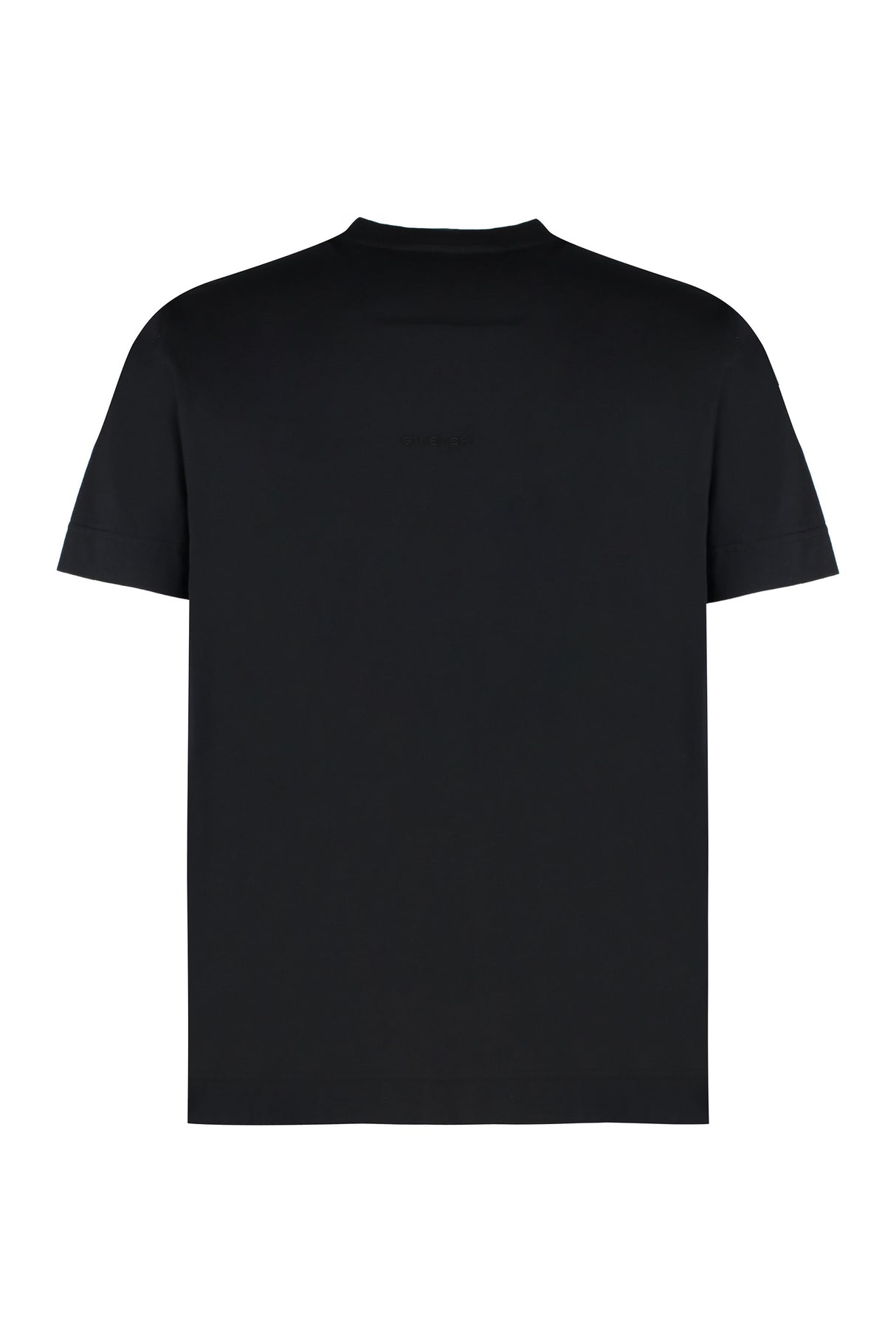 GIVENCHY Men's Black Ribbed Cotton T-Shirt