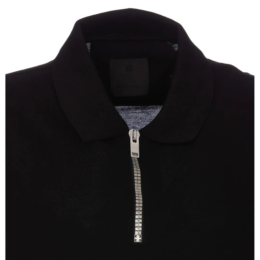 GIVENCHY Classic Black Fit Polo with Branding for Men - SS24 Collection