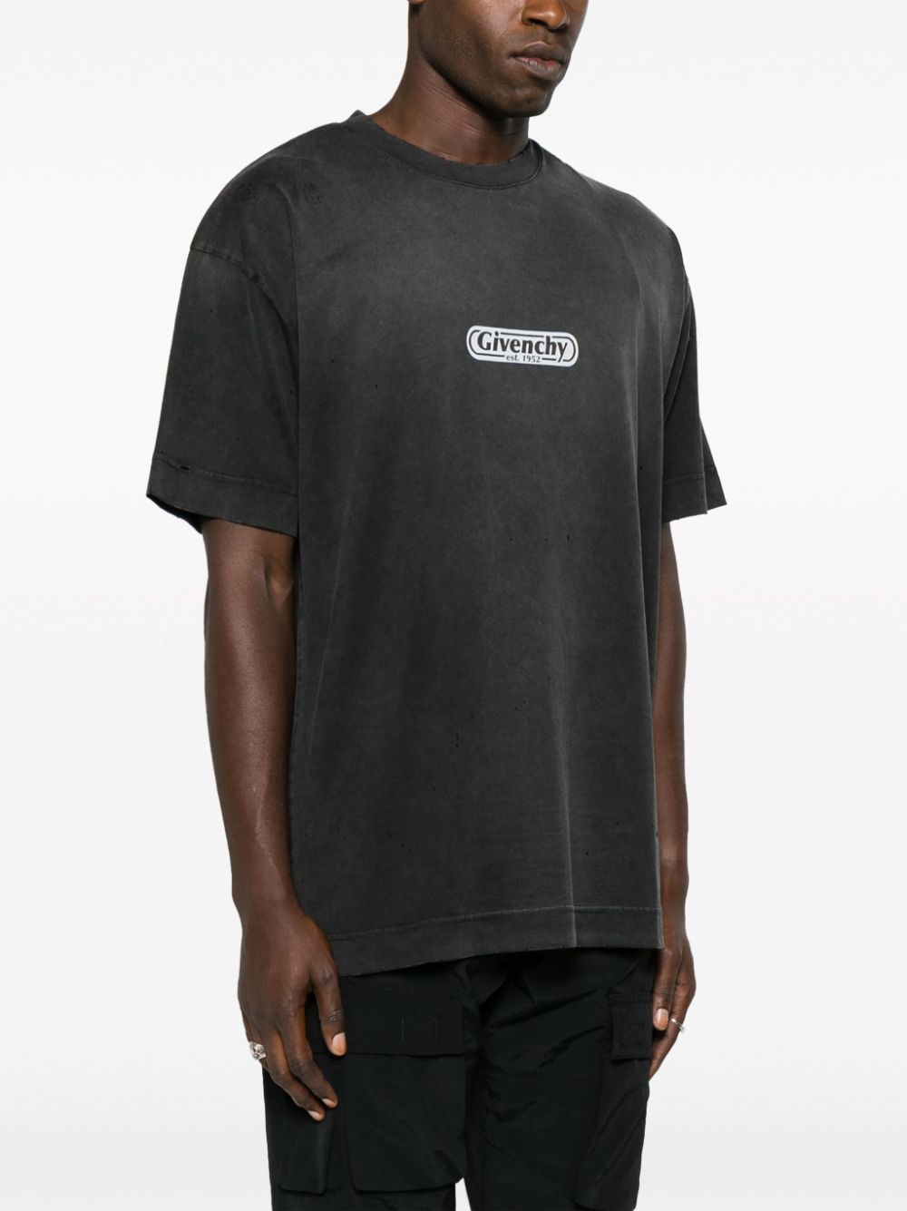 GIVENCHY Logo-Print Cotton T-Shirt for Men