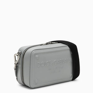 DOLCE & GABBANA Mini Grey Crossbody Bag for Men