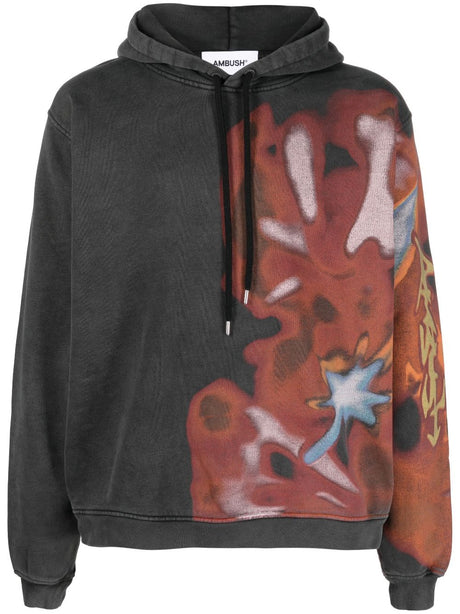 AMBUSH Men's Graphic Hoodie with Drawcord