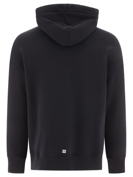 GIVENCHY Men's Fashion Tunic Hoodie for 2024 Season in Black