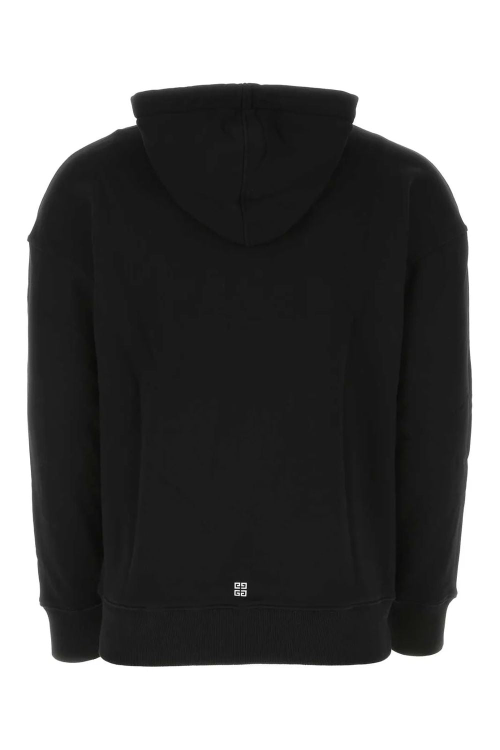 GIVENCHY Men's Black Cotton Hoodie for SS24