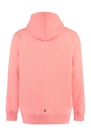 GIVENCHY Men's Orange Full Zip Hoodie for SS23