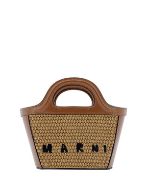 MARNI Tropical-Inspired Brown Handbag for Women