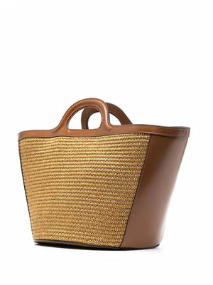 MARNI Mini Tropicalia Raffia Bucket Handbag