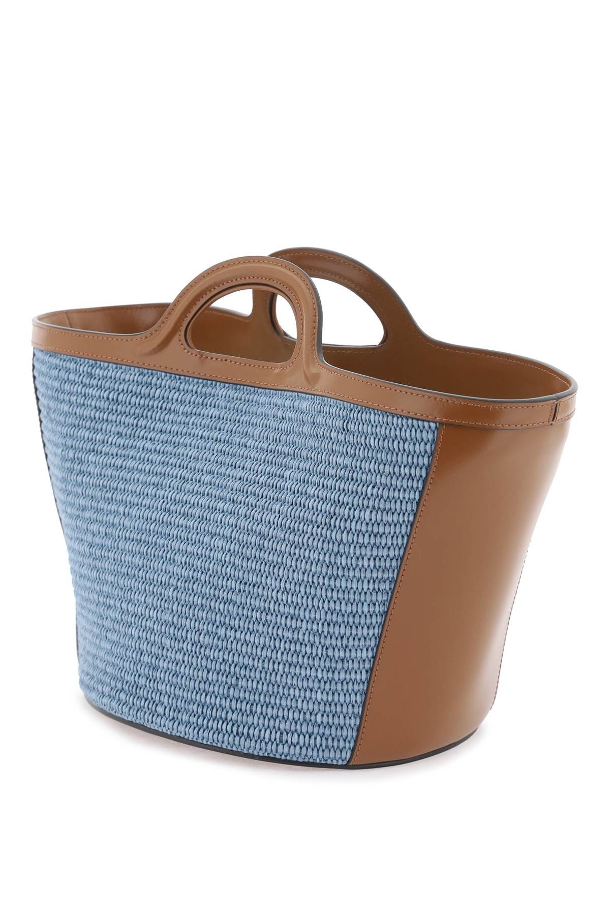 MARNI Mini Tropicalia Raffia Bucket Handbag