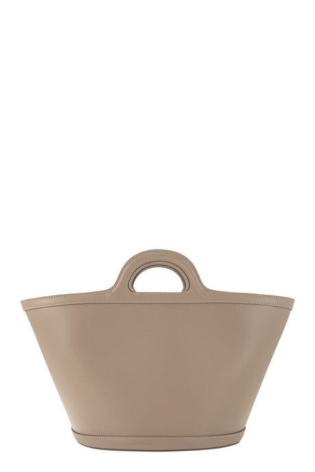 トロピカリアレザーハンドバッグ - 小さなサイズ、多彩なデザイン、イタリア製