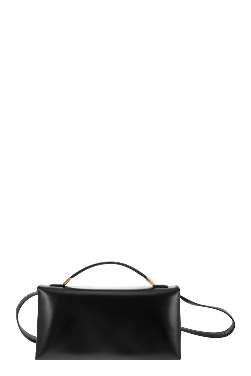 MARNI Sophisticated Prisma Leather Handbag in Black for Women