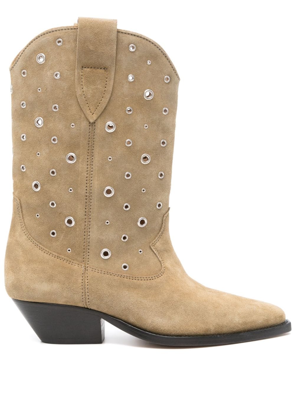 ISABEL MARANT Moss Green Suede Leather Boots for Women